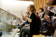 WeGames Weinfelden: Impressionen vom Handballspiel BSV Weinfelden (blau) - SC Frauenfeld (rot) (Bilder: Donato Caspari)