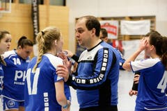 WeGames Weinfelden: Impressionen vom Handballspiel BSV Weinfelden (blau) - SC Frauenfeld (rot) (Bilder: Donato Caspari)