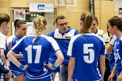 WeGames Weinfelden: Impressionen vom Handballspiel BSV Weinfelden (blau) - SC Frauenfeld (rot) (Bilder: Donato Caspari)