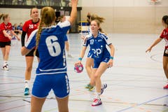 WeGames Weinfelden: Impressionen vom Handballspiel BSV Weinfelden (blau) - SC Frauenfeld (rot) (Bilder: Donato Caspari)