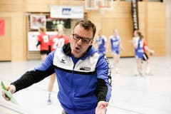 WeGames Weinfelden: Impressionen vom Handballspiel BSV Weinfelden (blau) - SC Frauenfeld (rot) (Bilder: Donato Caspari)