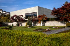 Das Krematorium in Luzern liegt gleich beim Friedhof Friedental. (Bild: Philipp Schmidli, Luzern, 16. Oktober 2018)
