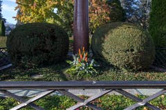 Die Gärtnerei Heini betreut 1700 Gräber auf dem Friedhof Friedental. (Bild: Dominik Wunderli, Luzern, 25. Oktober 2018)