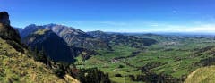 Blick auf Appenzell vom Oberen Kamor aus. (Bild: Toni Sieber)