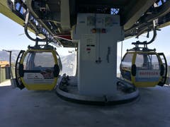 An der Bergstation der Gondelbahn Emmetten-Stockhütte. (Bild: Urs Gutfleisch (5. Oktober 2018))