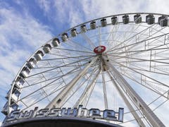 Das Riesenrad an der Määs ragt 46 Meter in die Höhe. (Bild: Larisa Gheorghe (7. Oktober 2018))