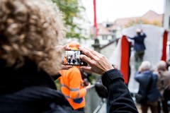 Erinnerungsfotos müssen sein. (Bild: Mareycke Frehner)
