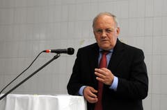 Besuch von Bundesrat Johann Schneider-Ammann am FDP-Partetag Obwalden in der Käserei Seiler in Giswil. (Bild: Markus von Rotz (Giswil, 31. Oktober 2018))