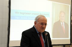 Besuch von Bundesrat Johann Schneider-Ammann am FDP-Partetag Obwalden in der Käserei Seiler in Giswil. (Bild: Markus von Rotz (Giswil, 31. Oktober 2018))