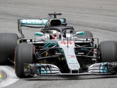 War eine Klasse für sich: Lewis Hamilton im Mercedes (Bild: KEYSTONE/EPA EFE/SEBASTIAO MOREIRA)