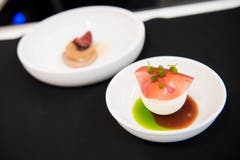 Zwetschge und Zimt-Desert von Andreas Caminada.