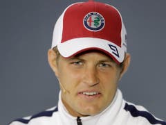 Marcus Ericsson war erstmals seit acht Rennen im Qualifying wieder einmal schneller als Leclerc (Bild: KEYSTONE/AP/ANDRE PENNER)
