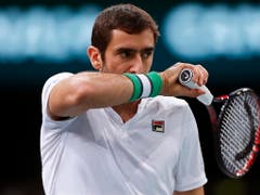 Marin Cilic setzte an den ATP Finals wie Zverev noch keine Akzente - zusammen mit dem Deutschen totalisiert er eine 2:10-Bilanz (Bild: KEYSTONE/EPA/IAN LANGSDON)