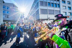 Fasnachtsauftakt vor dem Waaghaus in St.Gallen. (Bild: Urs Bucher)