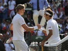 Aufschlaghüne Kevin Anderson fügte Federer in Wimbledon die bitterste Niederlage des Jahres zu (Bild: KEYSTONE/AP/BEN CURTIS)