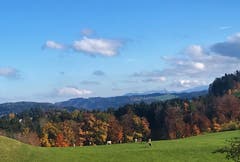 Letzte Herbsttage in Dietschwil (Bild: Liliane Germann)