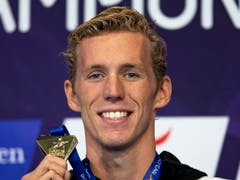 Schwimmer Jeremy Desplanches gewann in diesem Jahr EM-Gold über 200 m Lagen (Bild: KEYSTONE/EPA/PATRICK B. KRAEMER)