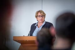 Militärische Entlassungen 2018 in der Mehrzweckhalle Märstetten. (Bild: Andrea Stalder)