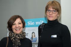 Von links: Christiane Jestädt und Alexandra Heiniger, CH Media. Bild: Eveline Beerkircher