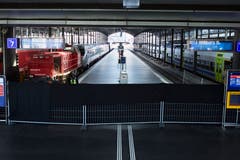 Die Perrons waren gesperrt. (Bild: Jakob Ineichen (Luzern, 23. März 2017))
