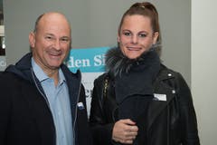 Marcel Meier und Sandra Eleganti-Decurtins, Maréchaux Elektro AG. Bild: Eveline Beerkircher