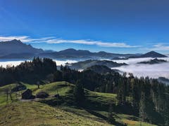 Der Kronberg für einmal in der Mitte. (Bild: Toni Sieber)
