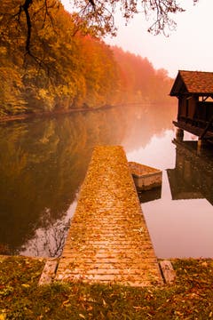Herbst an den Drei Weiern. (Bild: Urs Rohner)