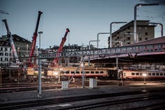 Die Bergungsarbeiten damals dauerten mehrere Tage und waren aufwendig. (Bild: Pius Amrein (Luzern, 23. März 2017))