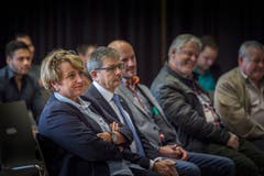 Militärische Entlassungen 2018 in der Mehrzweckhalle Märstetten. (Bild: Andrea Stalder)