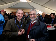 Im Bild: Ruedi Balsiger und Paul Langenegger. (Bild: Stefan Kaiser (Zug, 15. November 2018))
