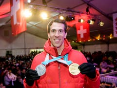 Ramon Zenhäusern - der Olympia-Zweite im Slalom ist nur einer der Schweizer Trümpfe im Slalom der Männer (Bild: KEYSTONE/JEAN-CHRISTOPHE BOTT)