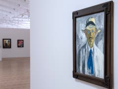 «Selbstbildnis» (1917) , Oel auf Leinwand. (Bild: KEYSTONE/MARCEL BIERI)