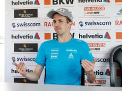 Simon Ammann - weiterhin sind im Schweizer Team alle Augen vorab auf ihn gerichtet (Bild: KEYSTONE/SIGGI BUCHER)