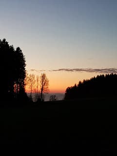 Eine Abendstimmung in Andwil. (Bild: Reto Schlegel)