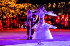 Weihnachtszauber Luzern auf dem Eisfeld Luzern beim Europaplatz Luzern am Samstag, 24. November 2018. (Bild: Philipp Schmidli)