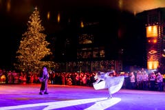 Weihnachtszauber Luzern auf dem Eisfeld Luzern beim Europaplatz Luzern am Samstag, 24. November 2018. (Bild: Philipp Schmidli)