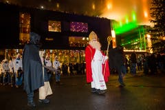 Weihnachtszauber Luzern auf dem Eisfeld Luzern beim Europaplatz Luzern am Samstag, 24. November 2018. (Bild: Philipp Schmidli)