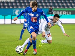 Pascal Schürpf brachte Luzern früh in Führung (Bild: KEYSTONE/ALEXANDRA WEY)