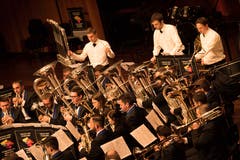Die Kirchenmusik Flühli in der 1. Klasse.