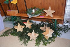 Adventsmarkt im Kinder Dörfli Lütisburg. (Bild: Beat Lanzendorfer, 24.11.2018)