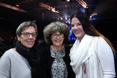 Mögen die Musik: Christa Weidmann, Mägi Uberto und Marlen Weidmann.