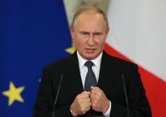 Der russische Präsident Wladimir Putin. (Sergei Chirikov/Pool Photo via AP (Moskau, 24. Oktober 2018))