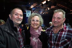 Gute Laune bei Othmar Langenegger, Christine Verdan und Richi Bürgi.