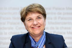 Die nominierte Bundesratskandidatin Viola Amherd aus dem Wallis.