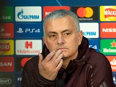 Jose Mourinho, der Headcoach von ManU, wird versuchen wie im ersten Spiel in Bern den Young Boys das Spiel zu verderben (Bild: KEYSTONE/GEORGIOS KEFALAS)