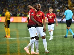 Im Hinspiel in Bern jubelte nur Manchester United (3:0-Sieg) und Paul Pogba (links) war die grosse Figur (Bild: KEYSTONE/ANTHONY ANEX)