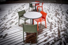 Spuren im Schnee (Bild: Urs Bucher)