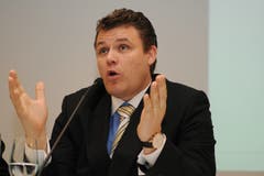 Platz 6: Urs Wietlisbach, Marcel Erni und Alfred Gantner (im Bild) haben den Vermögensverwalter Partners Group gegründet. Ihr eigenes Vermögen beträgt 5 bis 6 Milliarden Franken. (Bild: Boris Bürgisser (Zürich, 16. März 2009))
