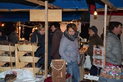 Weihnachtsmarkt in Ganterschwil. (Bild: Beat Lanzendorfer, 28.11.2018)
