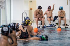 Spieler auf der Auswechsel-«Bank». (Bild: Philipp Schmidli (Luzern, 3. November 2018))